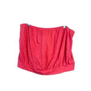 Express coral tube top Sz XL NWT